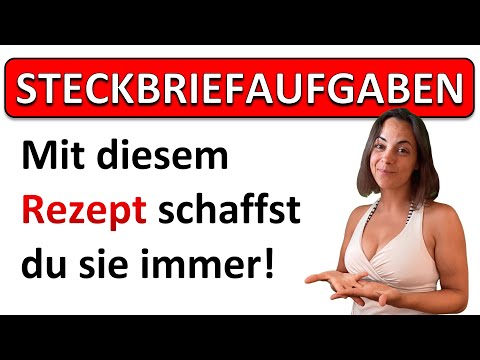 Wanted poster tasks - with this "recipe" you can solve them easily!