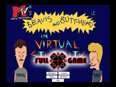 Beavis & Butthead Virtual Stupidity PC 1995 Longplay