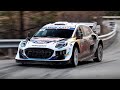 500HP Ford Puma Hybrid Rally1 Car At WRC Monte Carlo 2024 Starts Top Speed Anti Lag Sound
