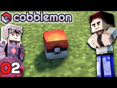 PREMIERES CAPTURES de POKÉMONS ! / Minecraft moddé : Cobblemon #02