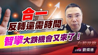 合一反轉還需時間，智擎大跌機會又來了｜台股攻略｜劉烱德 (圖)