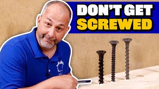 What Screw to Use For Your DIY Project  Fasteners 