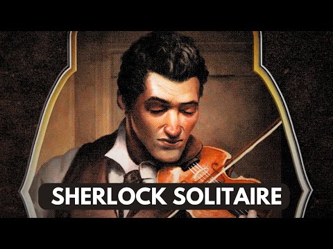 Sherlock Solitaire | Solo Board Game Tutorial and Playthrough (Review Copy Provided)
