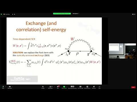 Yambo Code School (04/08 April 2022 - ICTP) - Derivation of the Bethe Salpeter Equation
