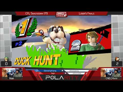 CFL Smackdown 179 WiiU - Kobe (Link) vs Raito (Duck Hunt) - Losers Finals