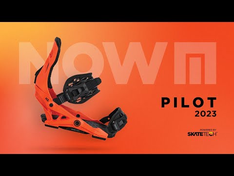 Крепления сноубордические NOW PILOT (22/23) Orange