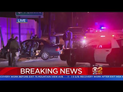 Police Pursuit Ends With Crash In Hacienda Heights