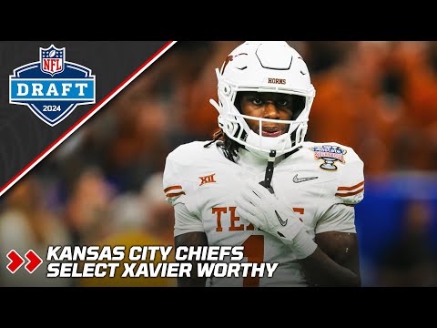 Kansas City Chiefs Select WR Xavier Worthy | 2024 NFL Draft | PFF