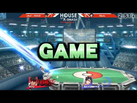 House of X-Smash - WiiASE vs Riksto - Losers Finals - Smash 4