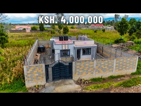 A KENYAN RETURNEE COUPLE BUILT KSH. 4,000,000 3-BEDROOM FLAT ROOFED BUNGALOW FOR THEIR MUM