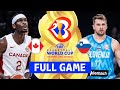 QUARTER FINALS Canada V Slovenia Full Basketball Game FIBA Basketball World Cup 2023