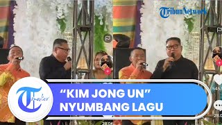 Sangat Mirip Kim Jong Un, Pria Ini Videonya Viral saat Sumbang Lagu di Acara Kondangan Warga