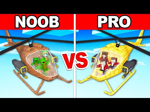 Insane Modern Helicopter Build Challenge in Minecraft!