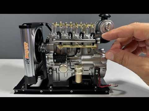 Building The Coolest Mini 4 Cylinder Engine | Step by Step!