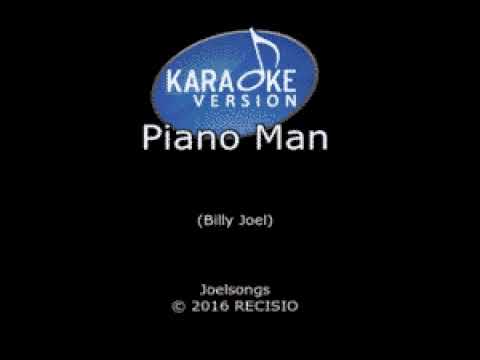 Piano Man, Billy Joel, Minus Harmonica, Harp Key C