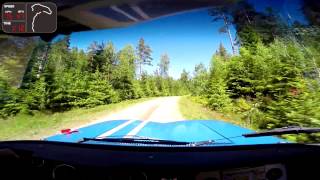preview picture of video 'Renault R8 Gordini Locknevi 6-14-2014 Stage 2'