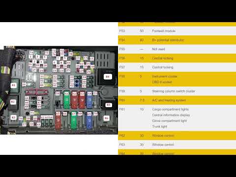 BMW 3-Series E90, E91, E92, E93 (2005-2013) Fuse Box Location & Diagrams