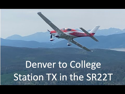 Denver to Aggieland (College Station TX) in the Cirrus SR22 Turbo