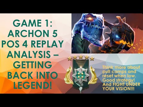 Archon 5 Jakiro Pos 4 Replay Analysis (Game 1 of 2)