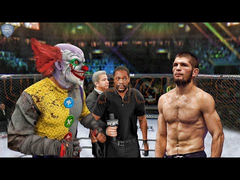 Clown vs Khabib Nurmagomedov Match UFC FIGHTS
