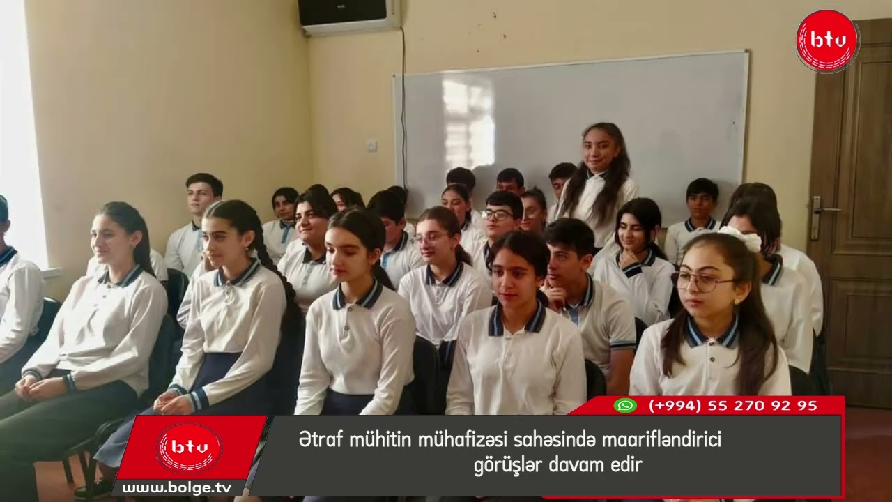 Ətraf mühitin mühafizəsi sahəsində maarifləndirici görüşlər davam edir