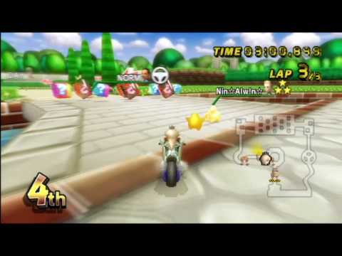 Mario Kart Wii HD Worldwide Online Race With Hackers and Pikachu P106