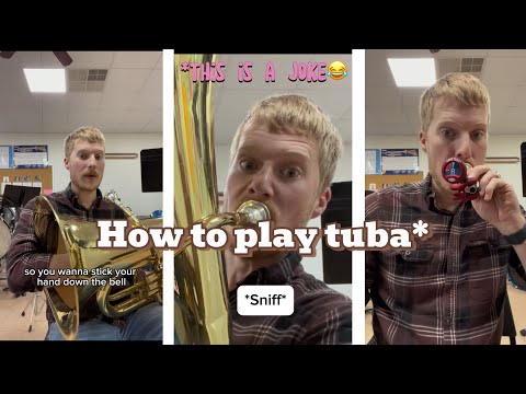 How to play tuba 😉 (satire)