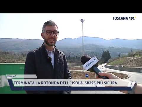 2022-03-28 VAIANO - TERMINATA LA ROTONDA DELL'ISOLA, SR325 PIÙ SICURA