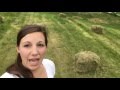 Baling Hay bales without a tractor or any equipment!