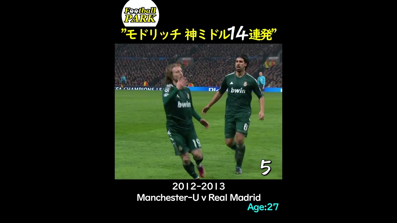 モドリッチ神ミドル１４連発#football_park_classic