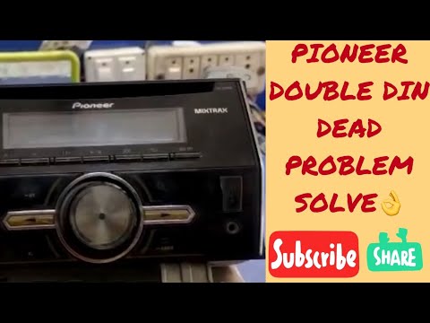 PIONEER DOUBLE DIN  DEAD STEREO PROBLEM SOLVE...2023