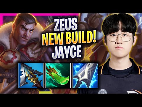 ZEUS TRIES NEW JAYCE BUILD IN THE NEW NOXUS SEASON! - HLE Zeus Plays Jayce TOP vs Camille!