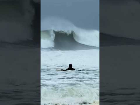 I tried surfing in NYC during a storm