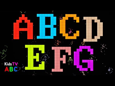 ABC Song  |  Cosmic Alphabet  |  Kids TV ABC