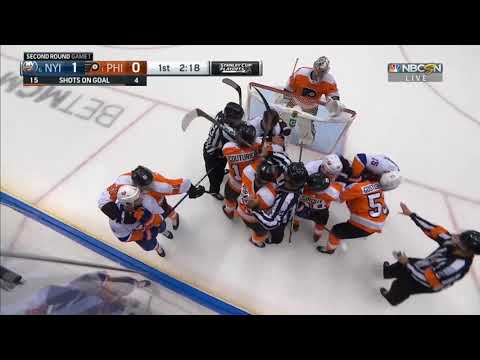 Flyers vs Islanders Scrum (RD:2/GM:1) (8/24/20)