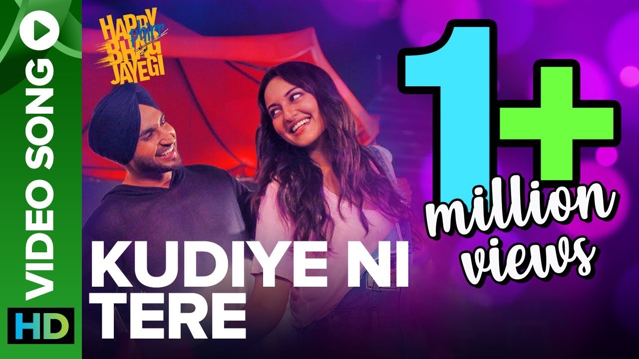 Kudiye Ni Tere Lyrics  | Happy Phirr Bhag Jayegi | Diana Penty | Shivangi Bhayana | Sohail Sen