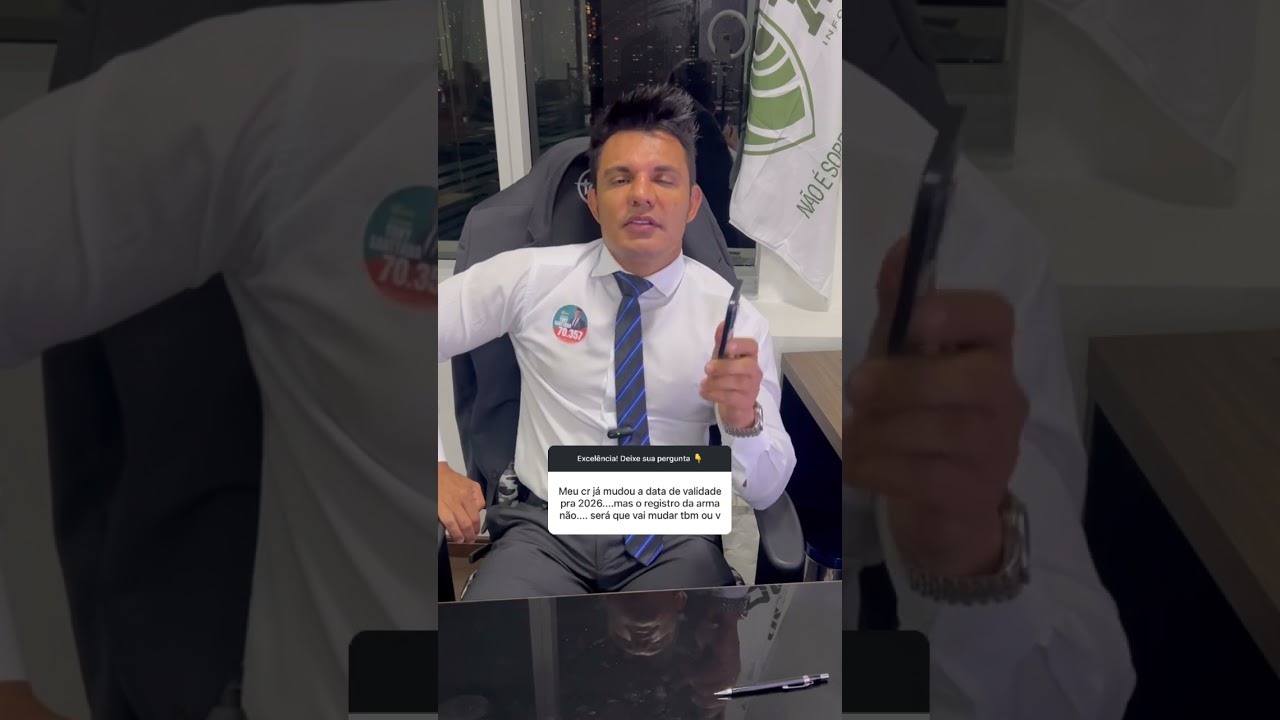 CR MUDOU A VALIDADE PARA 2026, CRAF AINDA NÃO… VAI MUDAR? #shorts