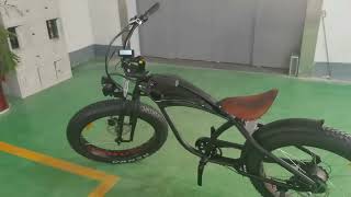 2 Wheel Bicycle 500W Motor 26x4.0 City Fat Tire 36V 10A Battery Mountain Bike
