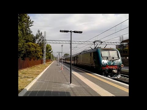Pilotina Mazinga MDVC + E.464.381 sul treno Regionale (R 12023) Rimini - Ancona
