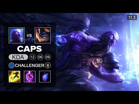 G2 Caps Ryze Mid vs Rumble - EUW Challenger Patch 11.3
