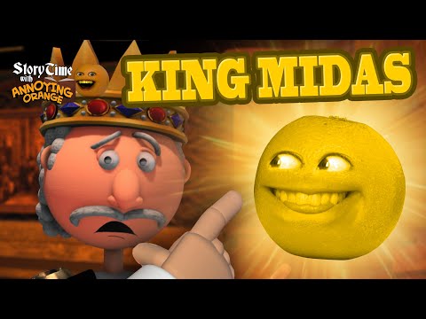 惱人的橙色故事時間。邁達斯國王和黃金之觸! (Annoying Orange Storytime: King Midas and the Golden Touch!)