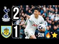 Tottenham vs Burnley (2-1) Premier League 2024 Spurs vs burnley HIGHLIGHTS