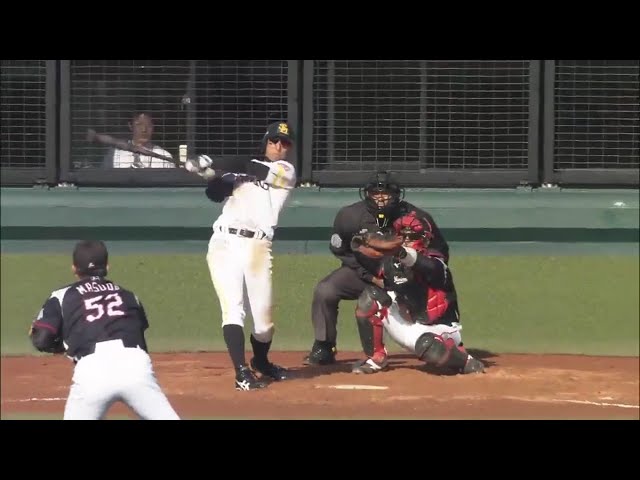 【8回裏】ホークス・福田が試合を振り出しに戻す2ランホームランを放つ!! 2018/3/10 H-M