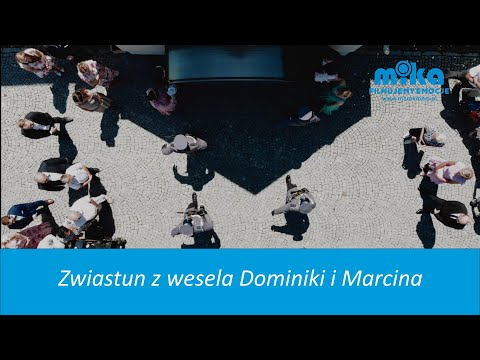 Zwiastun z wesela Dominiki i Marcina