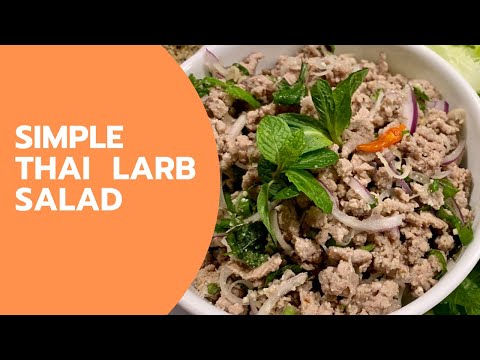 Simple Thai Larb Salad Recipe - Neena's Thai Kitchen
