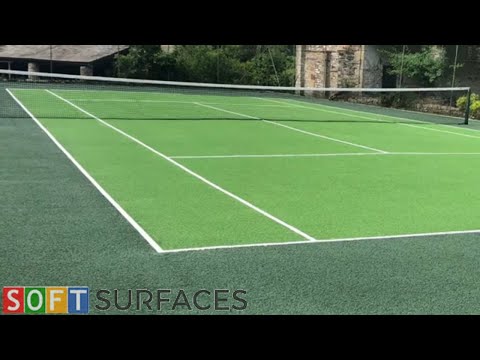 Tennis Court Surfacing Rejuvenation in Newcastle, Tyne & Wear | Clean & Paint Job