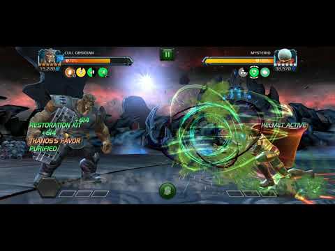 Cull Obsidian Masacre - Uncollected Mysterio 9 Hit Takedown - Marvel Contest of Champions