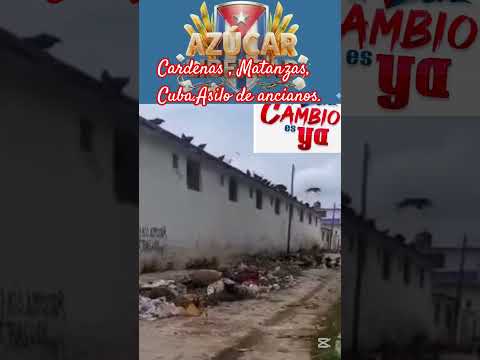 Pared del asilo de ancianos en Cardenas , Matanzas ,Cuba.
