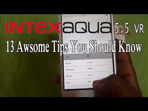 Intex Aqua 5.5 VR Tips and Tricks | Hidden features Of Intex Aqua 5.5 VR |