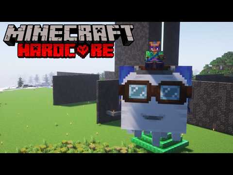 Building Massive Deepslate Walls In Hardcore Minecraft